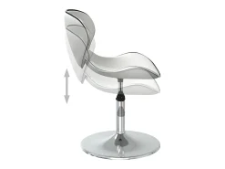Sillas de comedor 6 unidades cuero sintético blanco
