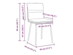 Sillas de comedor 6 unidades terciopelo verde oscuro
