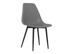 Sillas de comedor 2 unidades gris PP ES92060