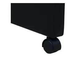 Sillas de comedor 2 unidades cuero sintético negro