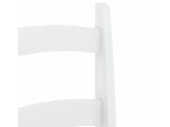Sillas de comedor 2 unidades madera maciza pino blanco 40x46x99 cm
