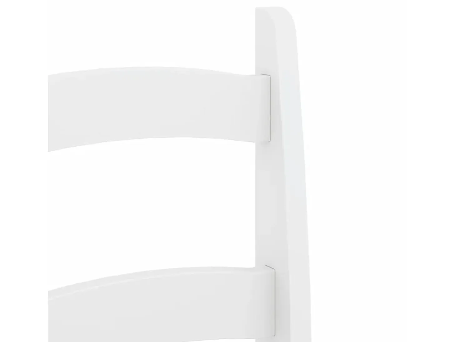 Sillas de comedor 2 unidades madera maciza pino blanco 40x46x99 cm