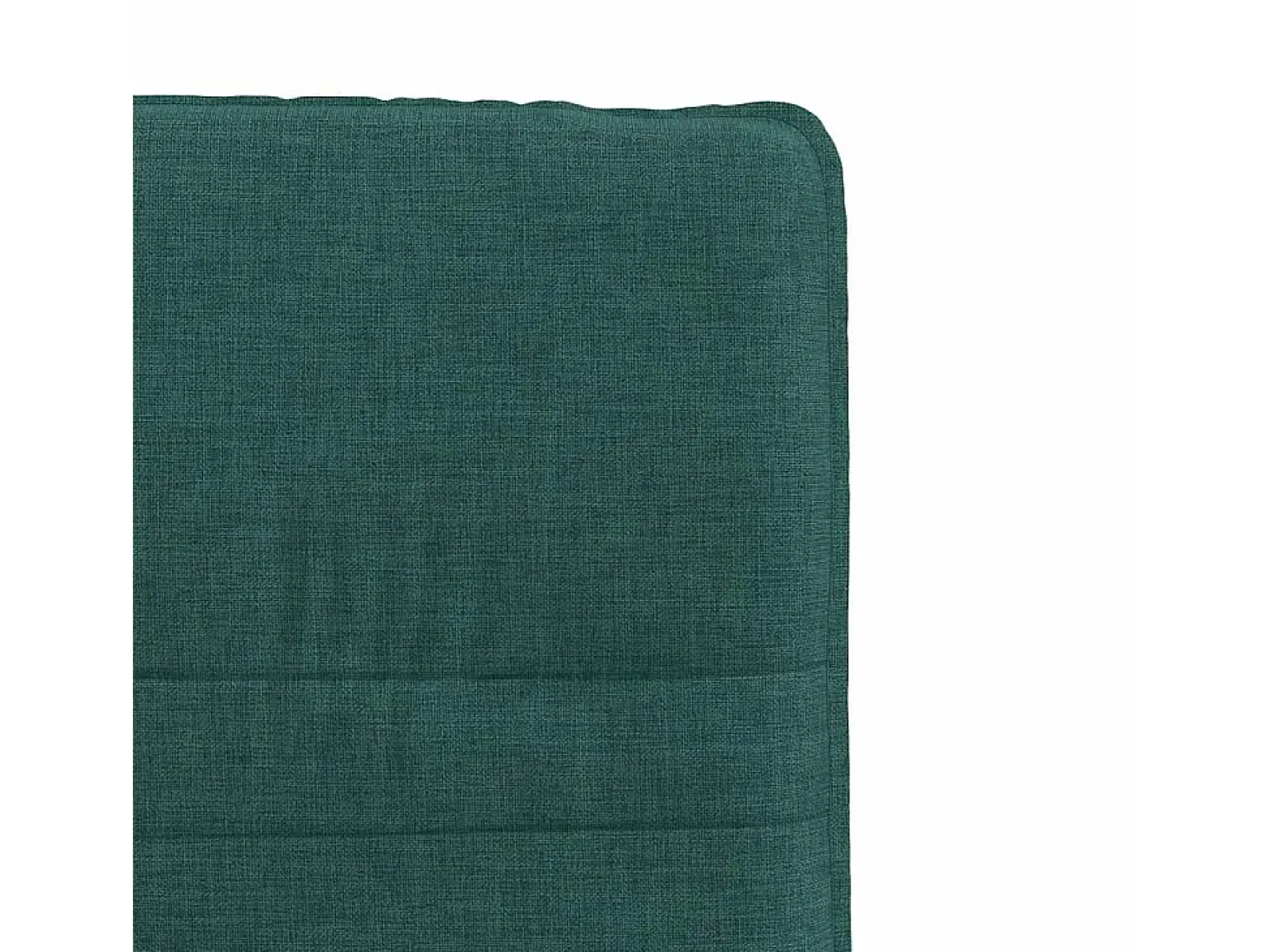 Sillas de comedor 6 unidades tela verde oscuro