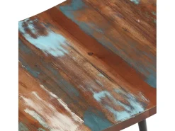 Sillas de comedor 4 unidades madera maciza reciclada