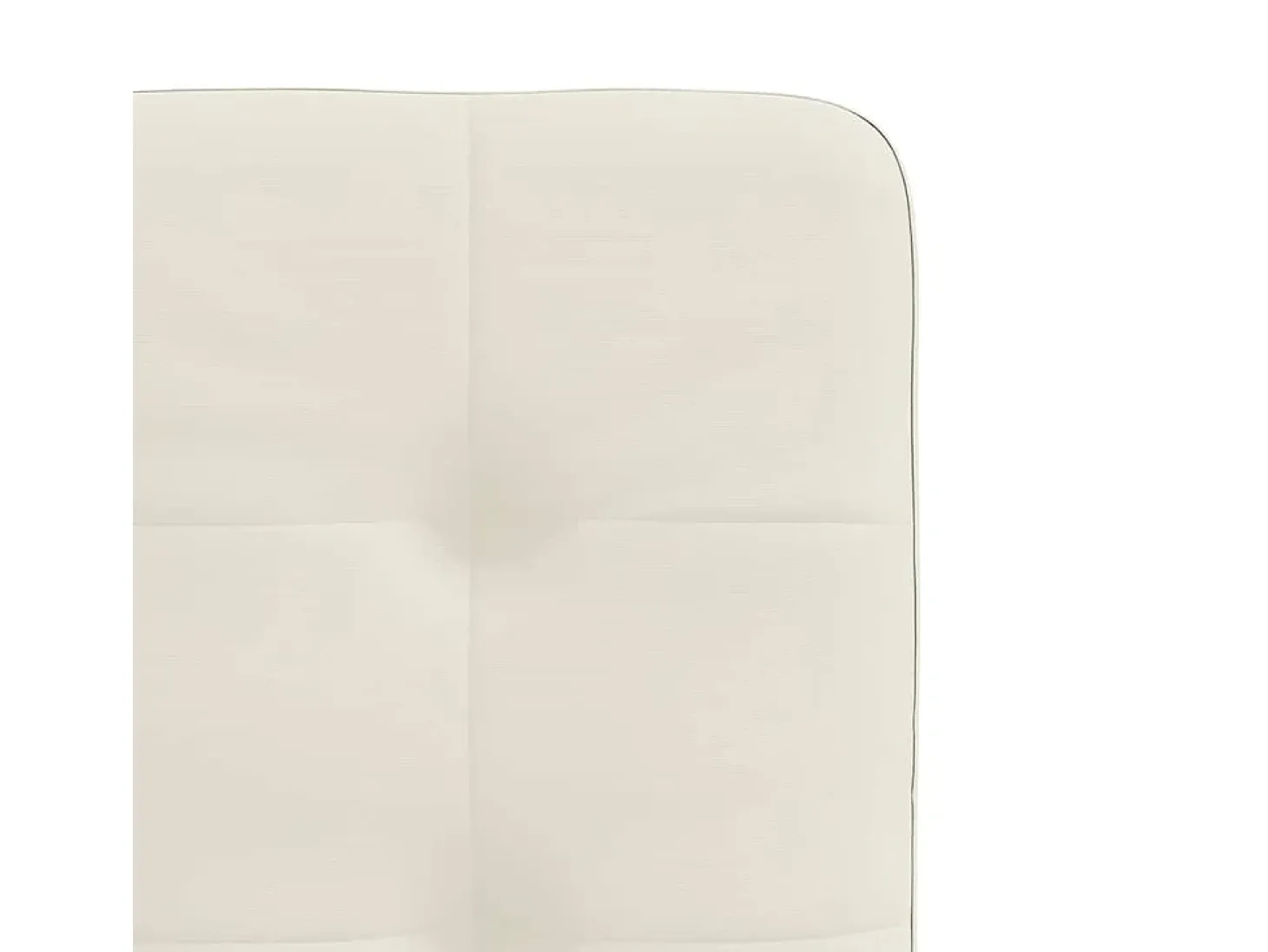 Sillas de comedor 2 unidades terciopelo crema