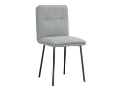 Sillas de comedor 4 unidades terciopelo gris claro