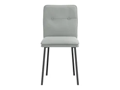 Sillas de comedor 4 unidades terciopelo gris claro