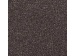 Sillas de comedor 6 unidades tela marrón oscuro