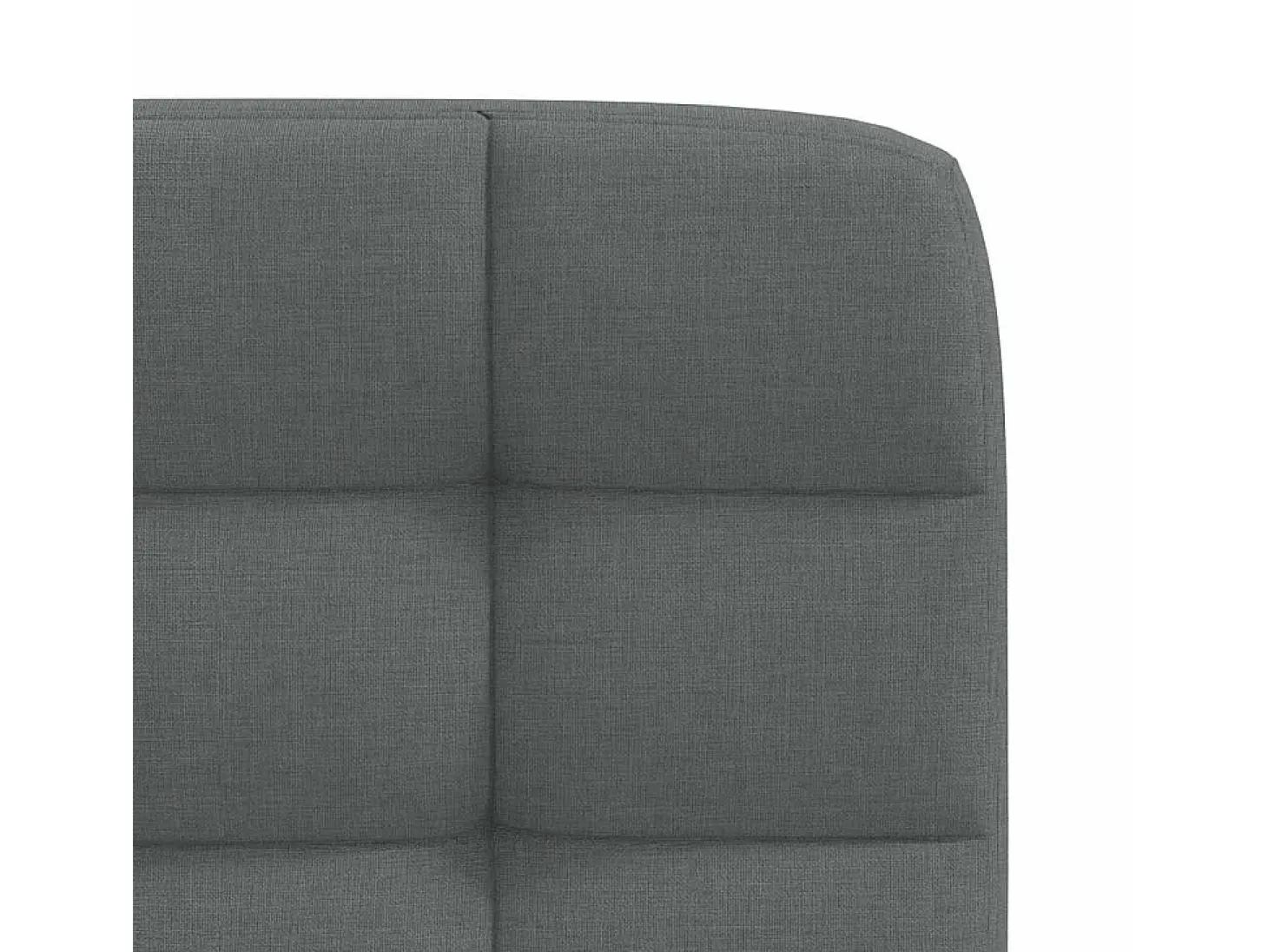 Sillas de comedor 6 unidades tela gris oscuro