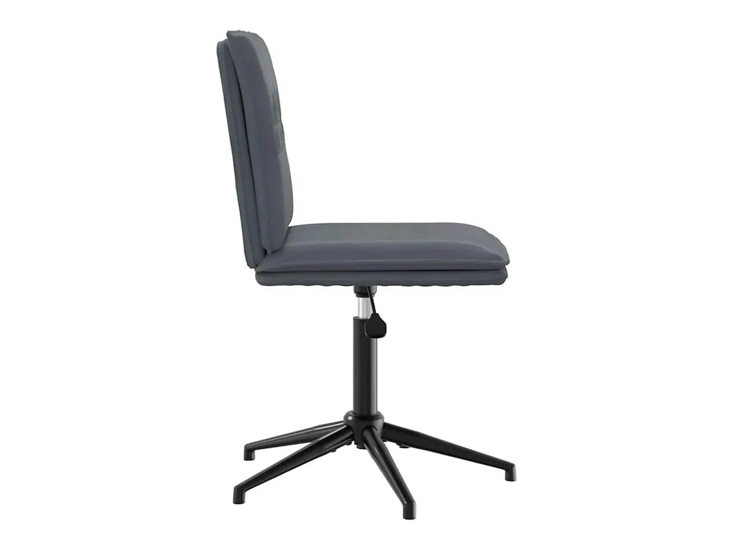 Sillas de comedor 4 unidades terciopelo gris oscuro