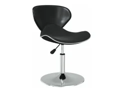 Sillas de comedor 2 unidades cuero sintético negro