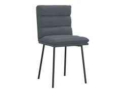 Sillas de comedor 4 unidades terciopelo gris oscuro