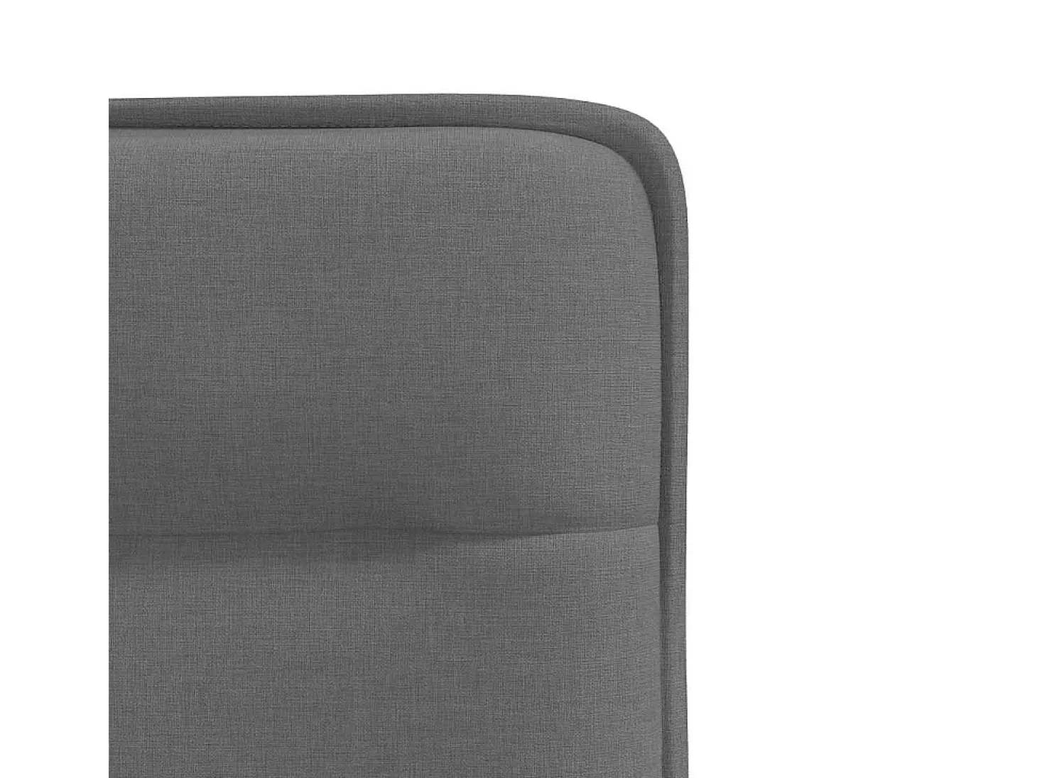 Sillas de comedor 6 unidades tela gris oscuro