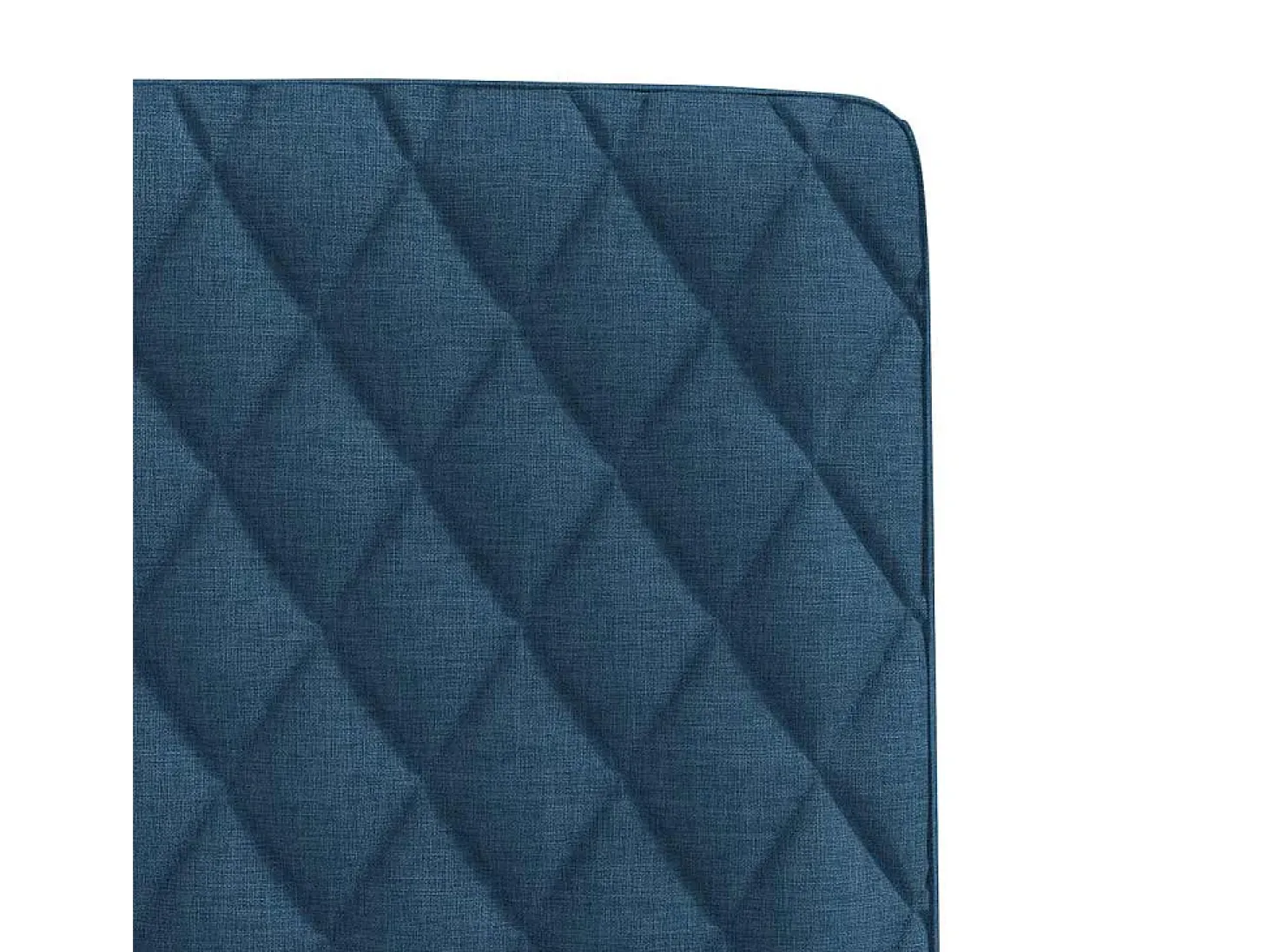 Sillas de comedor 4 unidades tela azul