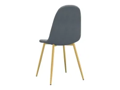 Sillas de comedor 6 unidades terciopelo verde oscuro