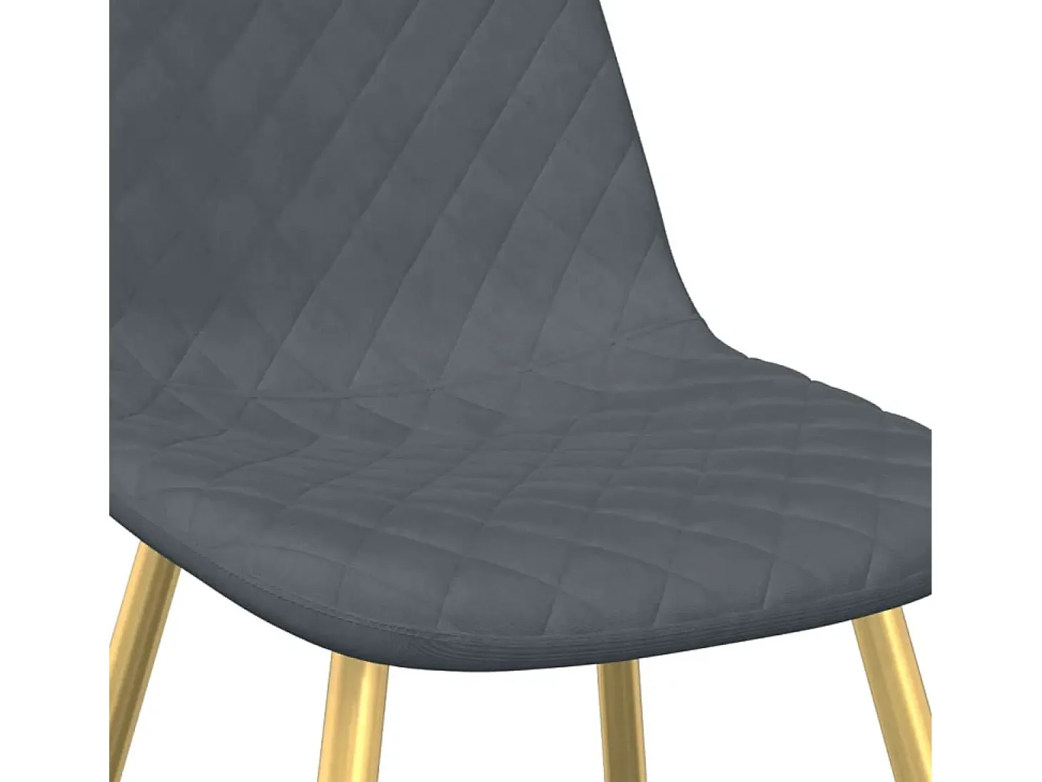 Sillas de comedor 6 unidades terciopelo verde oscuro