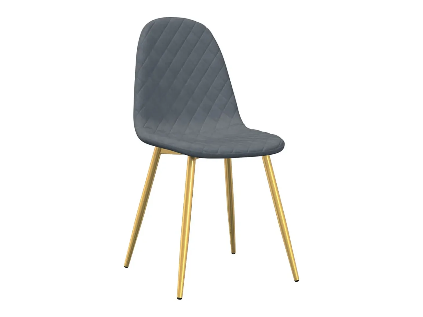 Sillas de comedor 6 unidades terciopelo verde oscuro