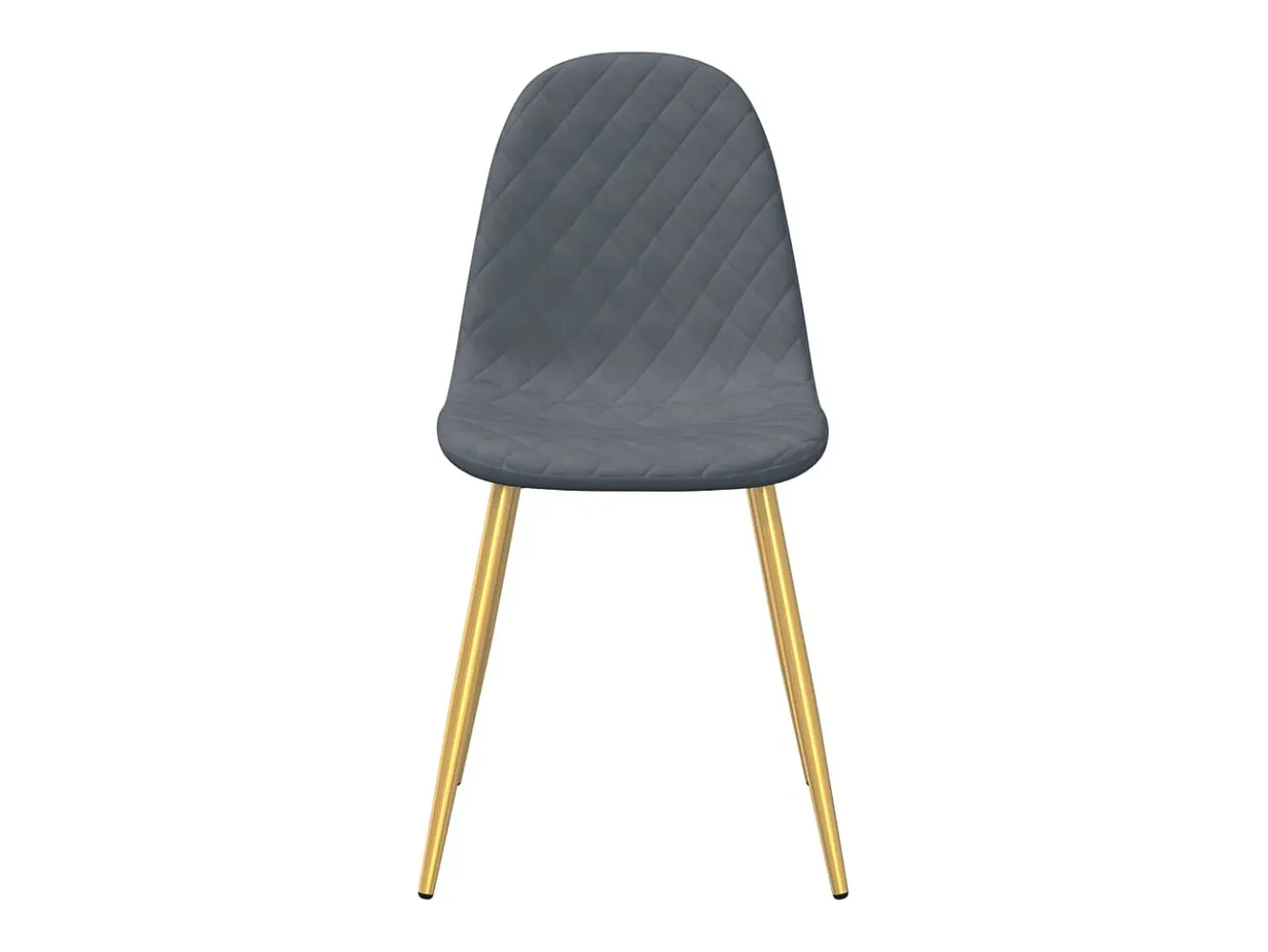 Sillas de comedor 6 unidades terciopelo verde oscuro