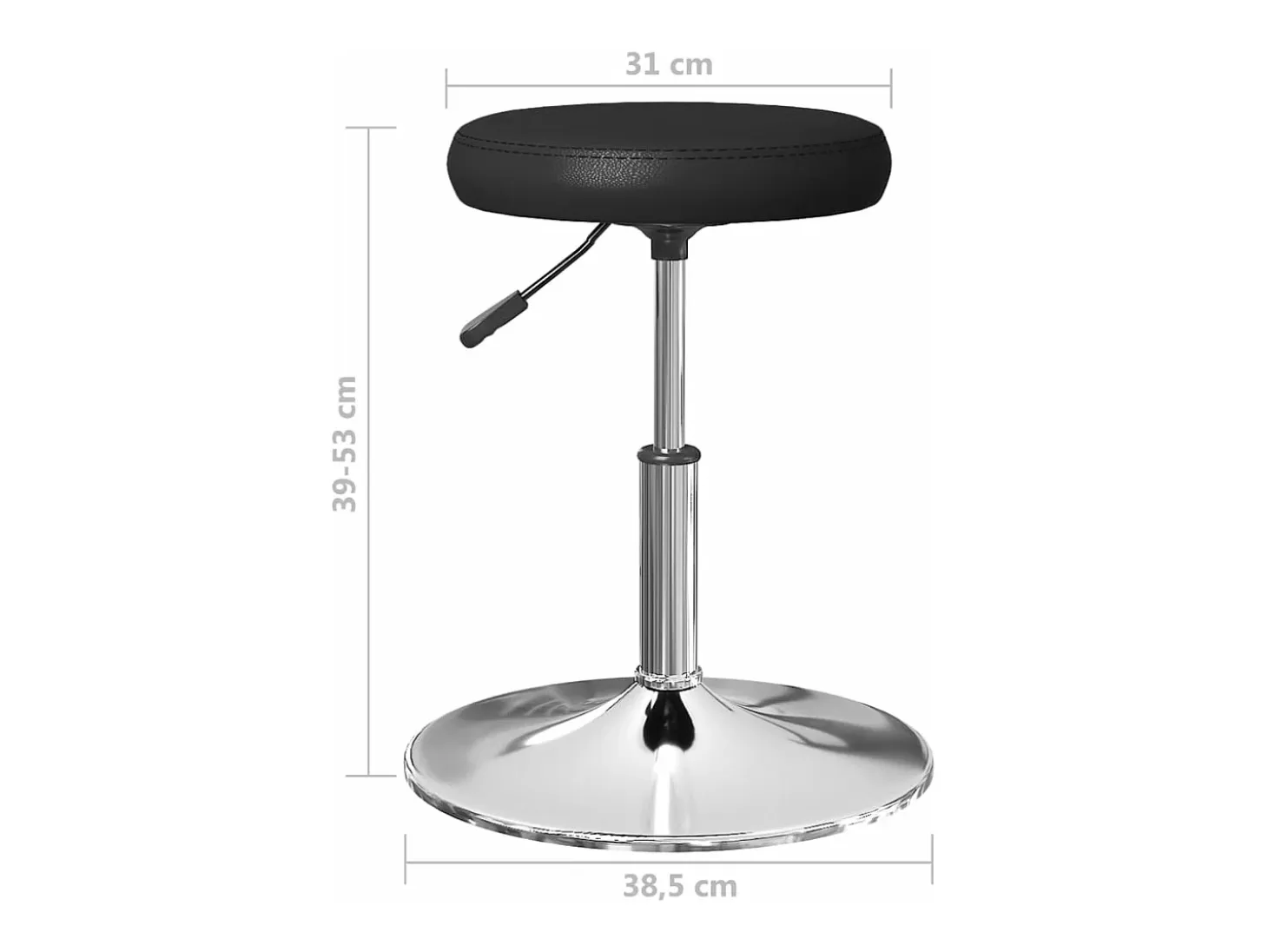 Sillas de comedor 2 unidades cuero sintético negro