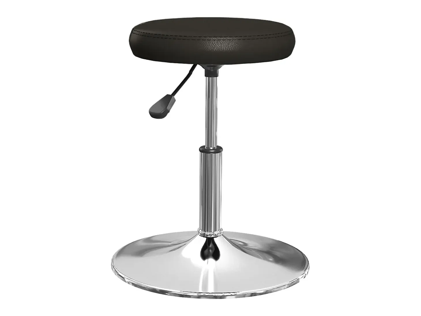 Sillas de comedor 2 unidades cuero sintético negro