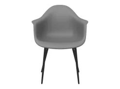 Sillas de comedor 4 unidades gris PP