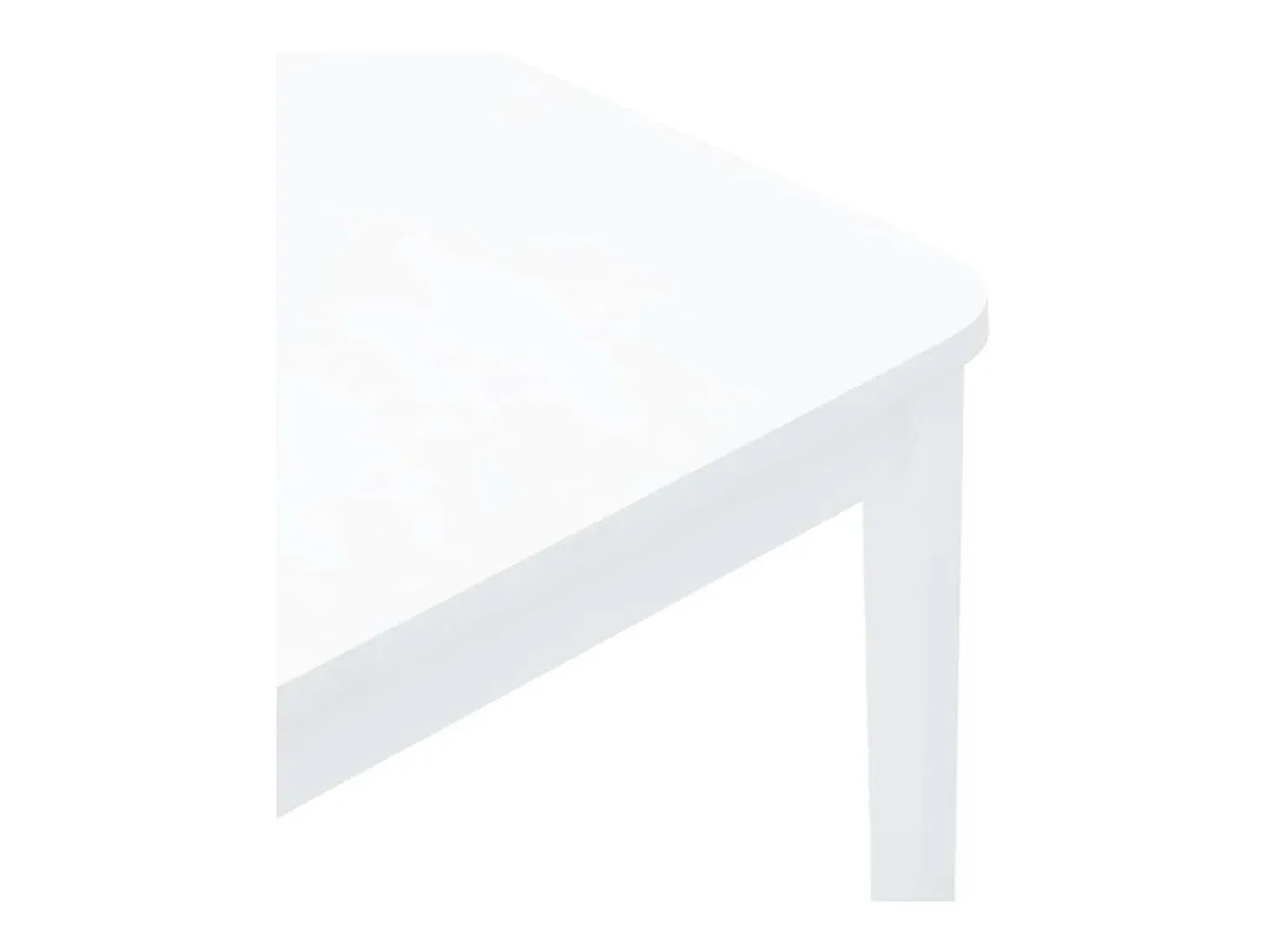 Sillas de comedor 2 unidades madera maciza de caucho blanco