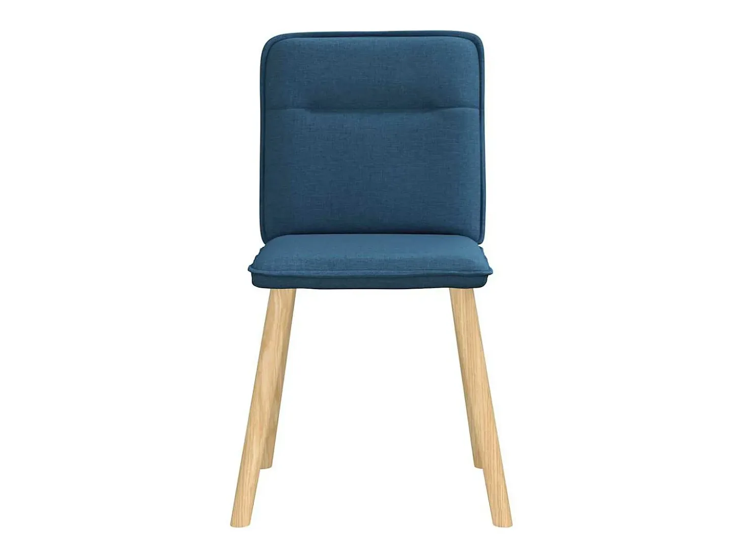 Sillas de comedor 2 unidades tela azul