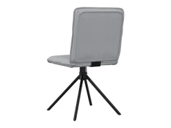 Sillas de comedor 6 unidades de tela gris claro