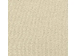 Sillas de comedor 2 unidades tela color crema