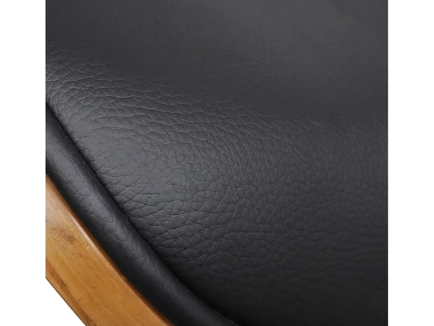 Sillas de comedor 4 unidades madera curvada y cuero artificial