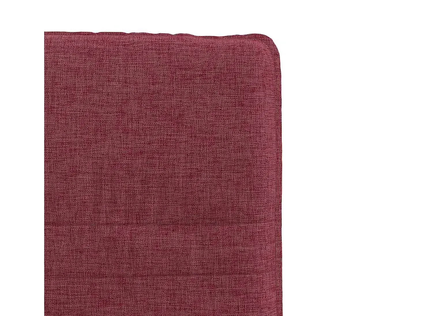 Sillas de comedor 4 unidades tela rojo tinto