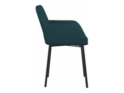 Sillas de comedor 2 unidades terciopelo azul