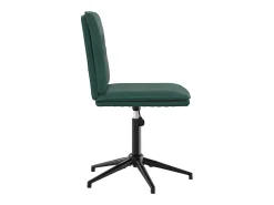 Sillas de comedor 4 unidades terciopelo verde oscuro