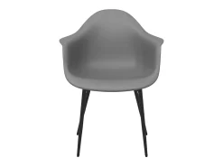 Sillas de comedor 2 unidades gris PP ES16736