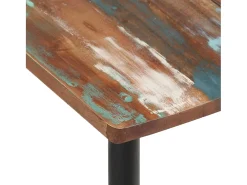 Sillas de comedor 6 unidades madera maciza reciclada