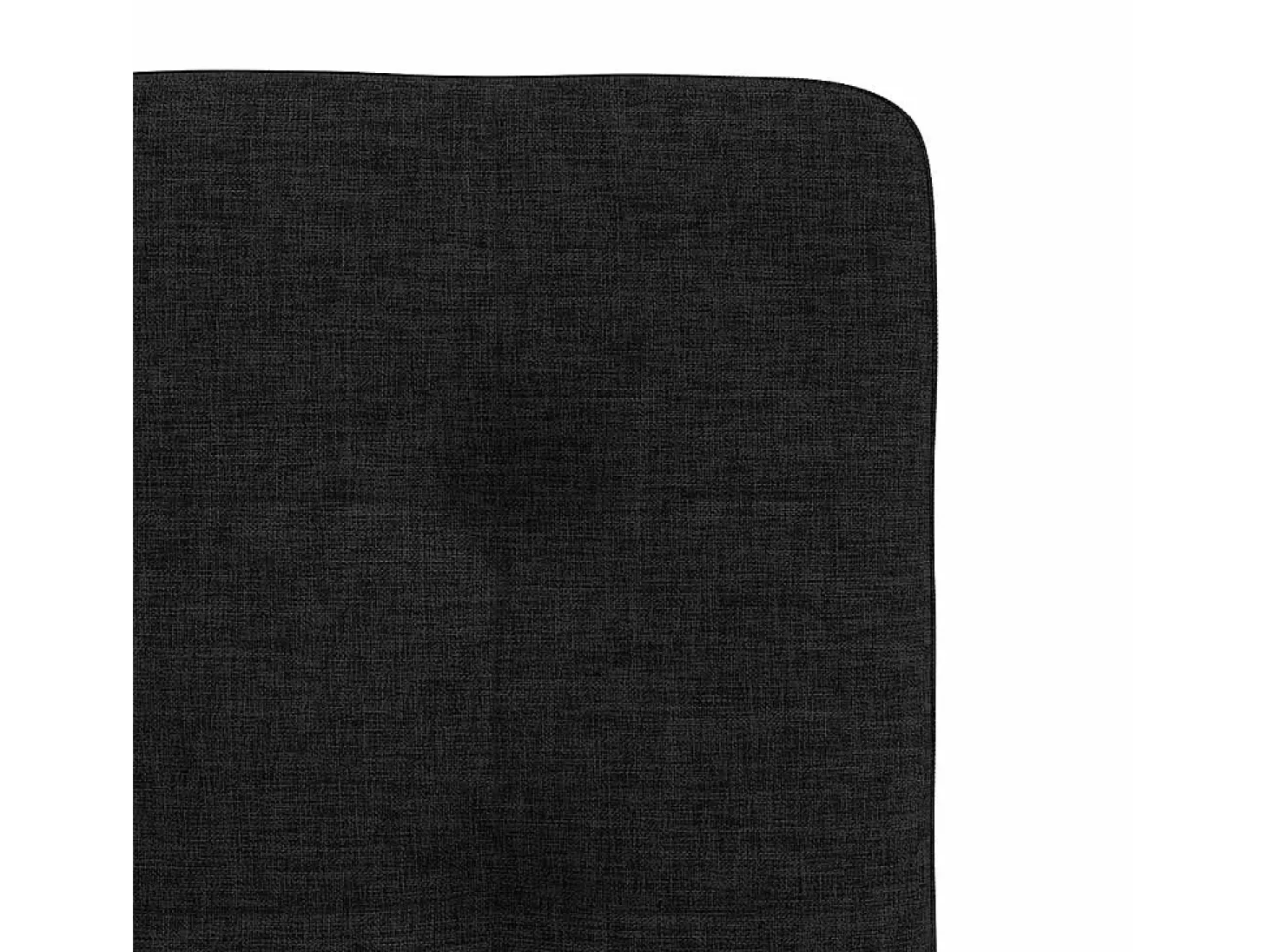 Sillas de comedor 2 unidades tela negro