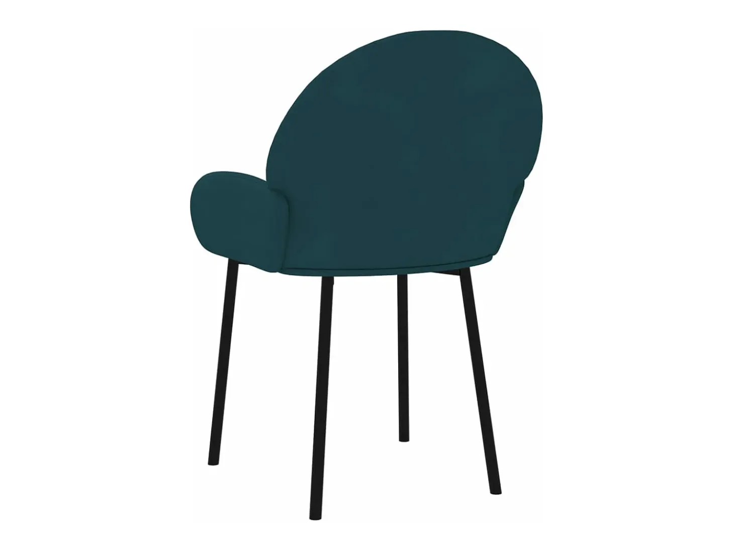 Sillas de comedor 2 unidades terciopelo azul