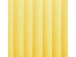 Sillas de comedor 2 unidades tela amarillo