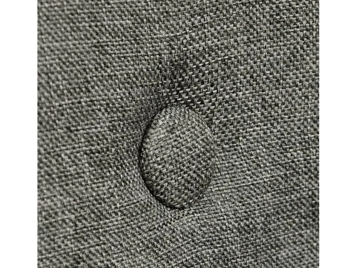 Sillas de comedor 2 unidades tela gris claro y madera maciza roble