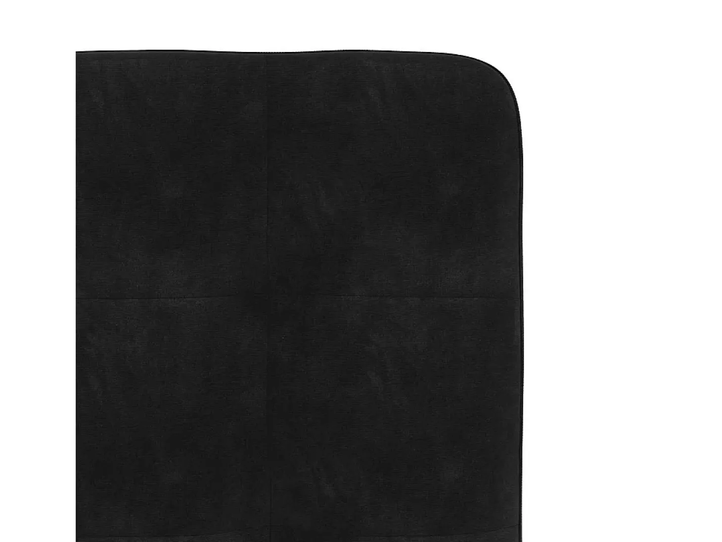 Sillas de comedor 4 unidades terciopelo negro
