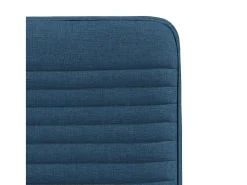 Sillas de comedor 6 unidades tela azul