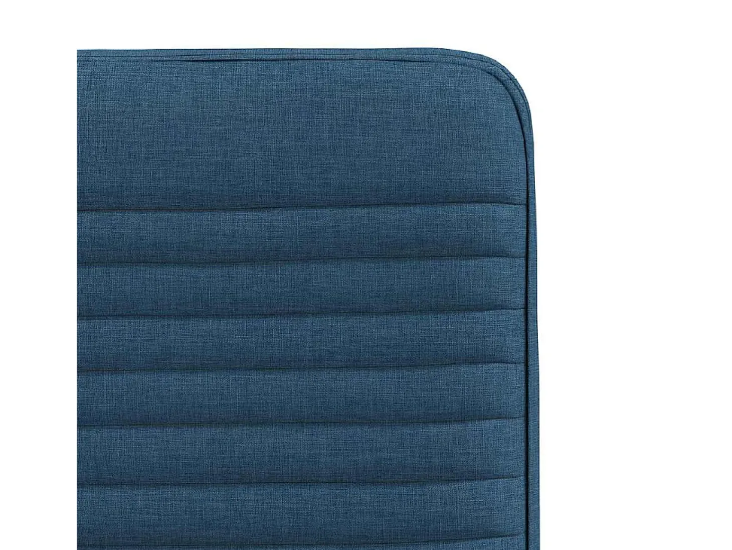 Sillas de comedor 6 unidades tela azul