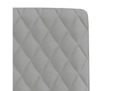 Sillas de comedor 4 unidades tela gris nube