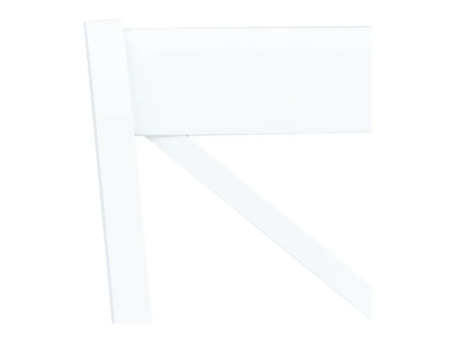 Sillas de comedor 4 unidades madera maciza de caucho blanco