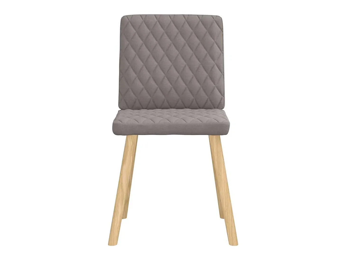 Sillas de comedor 4 unidades tela taupe