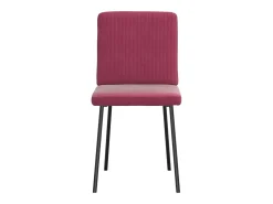 Sillas de comedor 2 unidades terciopelo rojo tinto