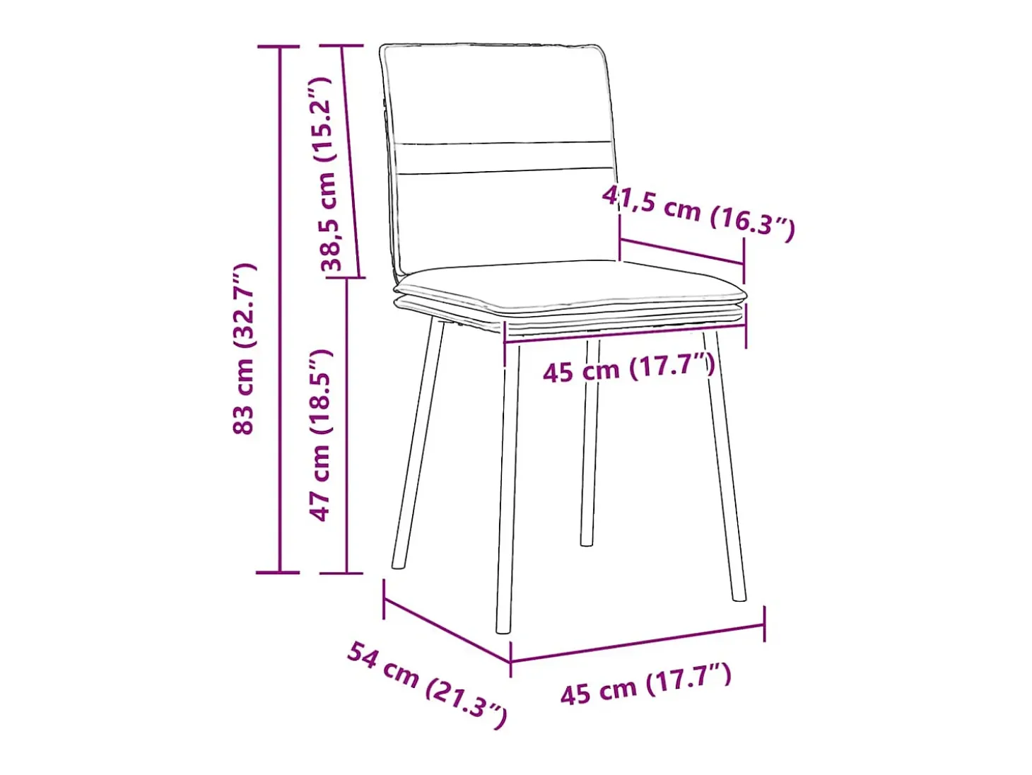 Sillas de comedor 2 unidades terciopelo gris claro
