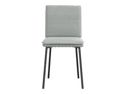 Sillas de comedor 2 unidades terciopelo gris claro