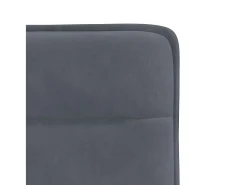 Sillas de comedor 6 unidades terciopelo gris oscuro