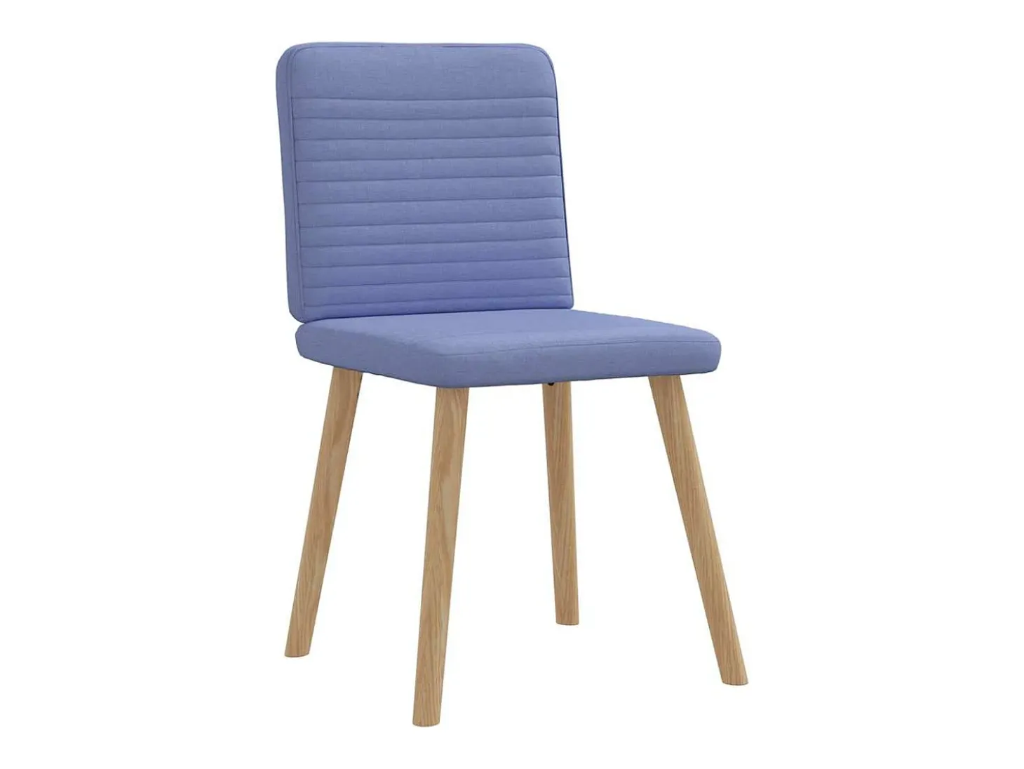 Sillas de comedor 2 unidades tela azul jeans